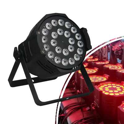 Holiday Home Party Parcan 24pcs 10W RGBW 4in1 Quad Colors DMX DJ LED Par Light