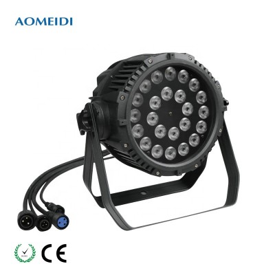 Live Music Concert Hot Demo Lights 24x10w RGBW 4 in 1 Outdoor Waterproof LED Par Cans